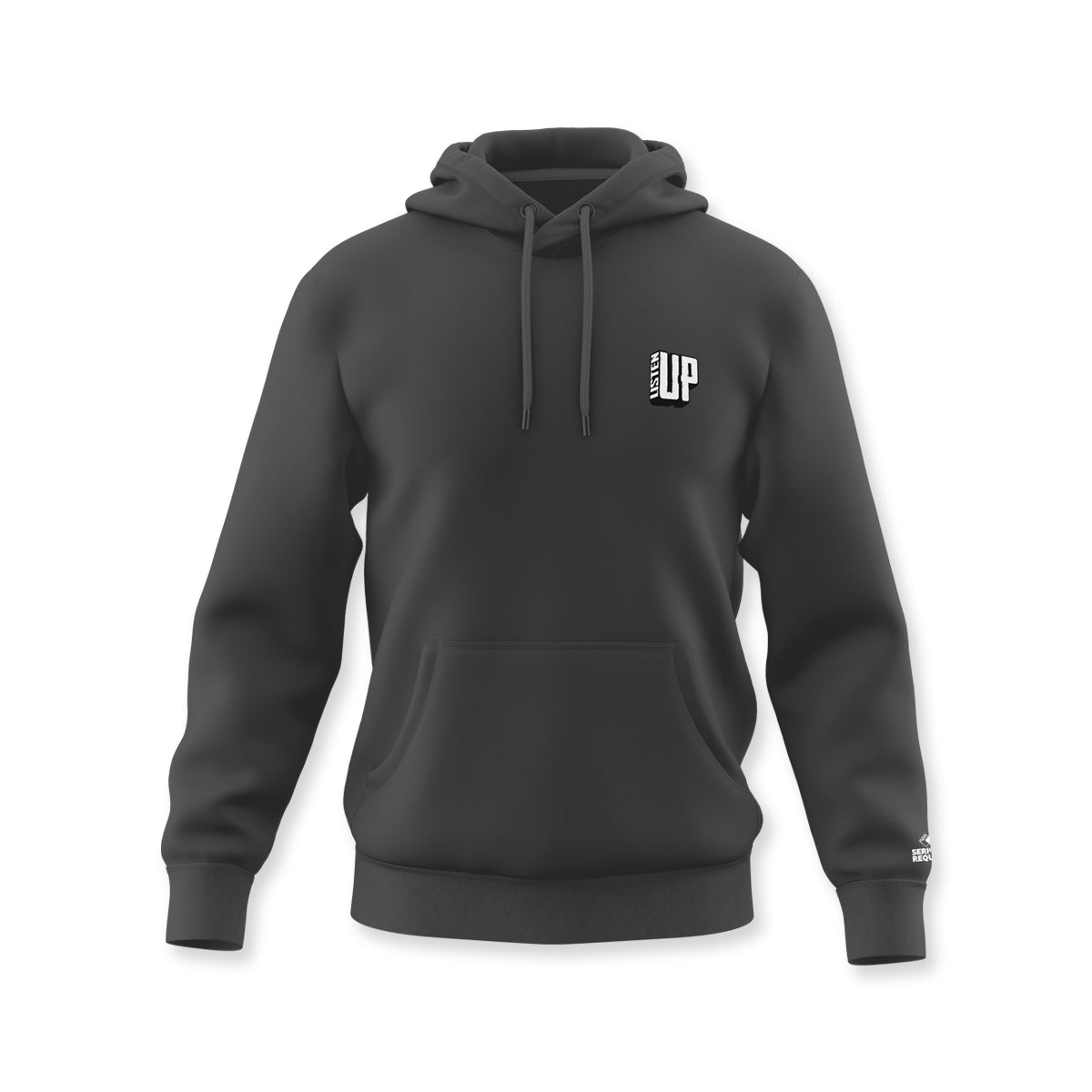 LISTEN UP HOODIE GREY