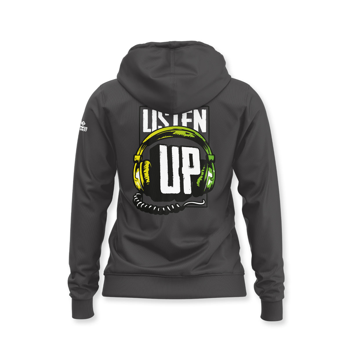 LISTEN UP HOODIE GREY KIDS