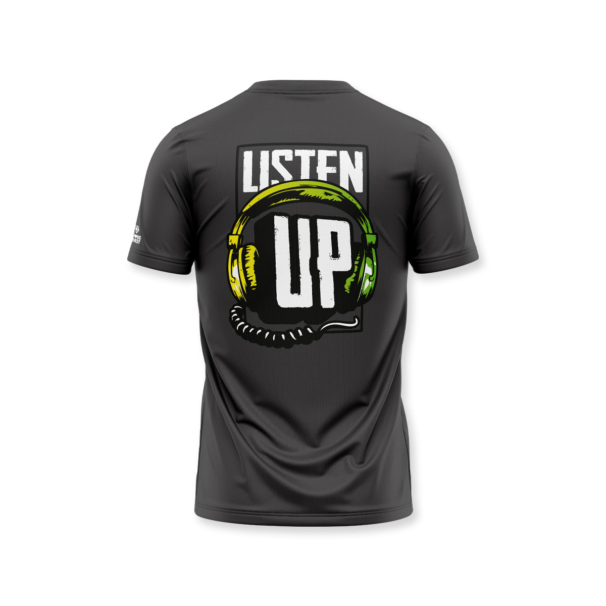 LISTEN UP T-SHIRT GREY