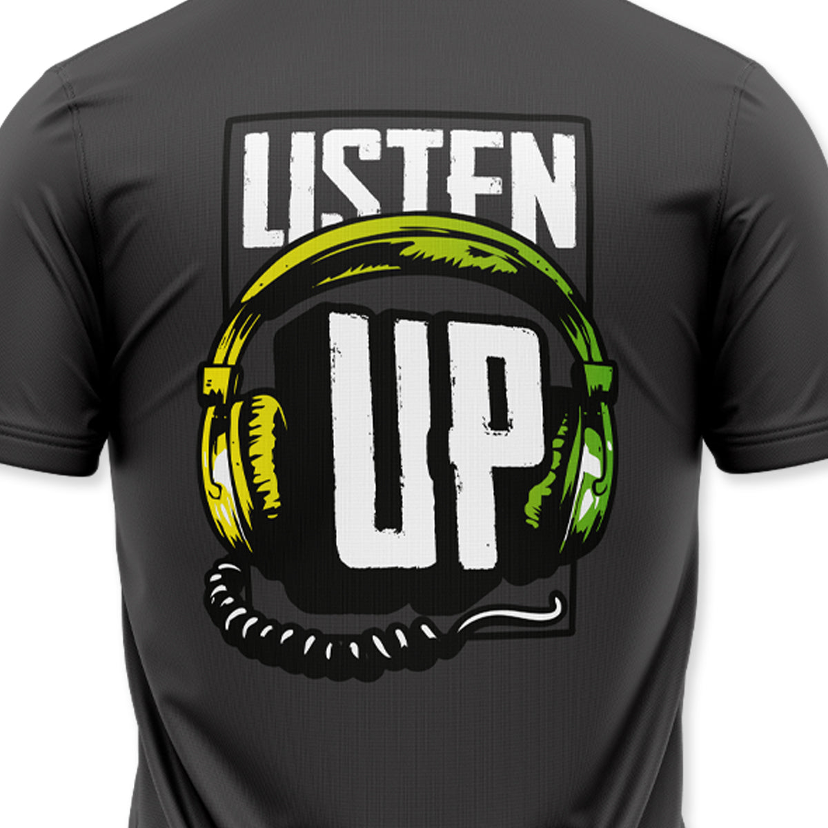 LISTEN UP T-SHIRT GREY